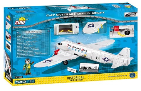 Klocki Historical Collection C-47 Skytrain Berlin Airlift Cobi Klocki