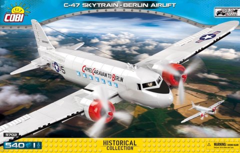 Klocki Historical Collection C-47 Skytrain Berlin Airlift Cobi Klocki