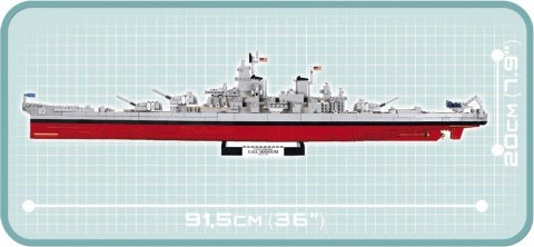Klocki Small Army Pancernik USS Iowa (BB-61) / Missouri Cobi Klocki
