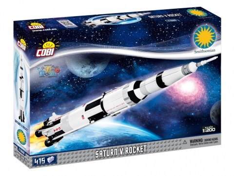 Klocki Smithsonian Rakieta Saturn V Cobi Klocki