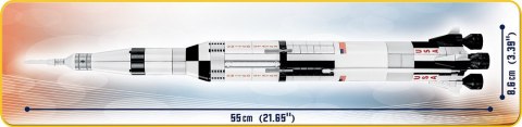 Klocki Smithsonian Rakieta Saturn V Cobi Klocki