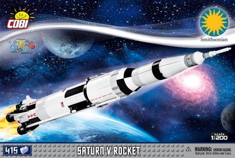 Klocki Smithsonian Rakieta Saturn V Cobi Klocki