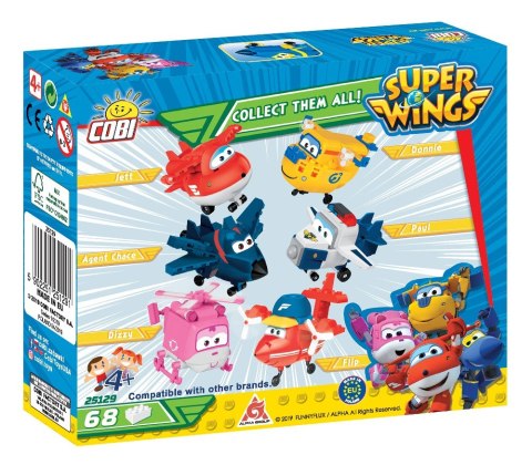 Klocki Super Wings 68 elementów Jerome Cobi Klocki