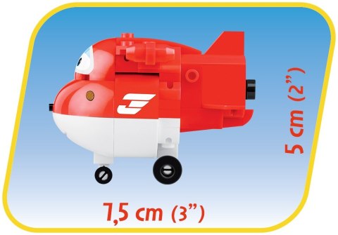 Klocki Super Wings 93 elementy Jett Cobi Klocki