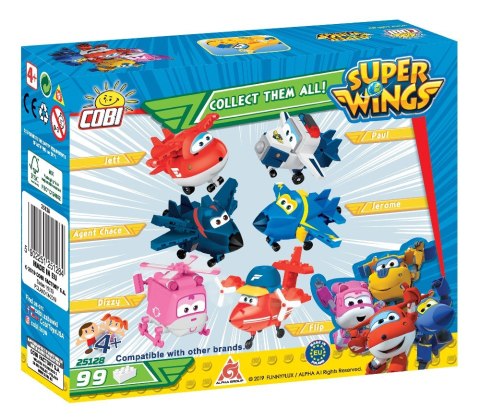 Klocki Super Wings 99 elementów Donnie Cobi Klocki