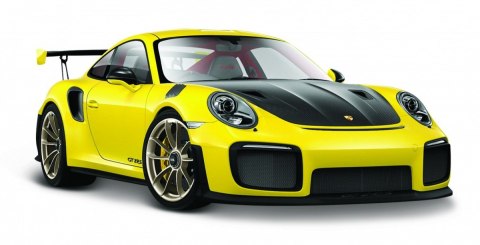 Model kompozytowy Porsche 911 GT2 RS żółty 1:24 Maisto