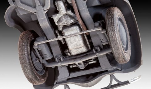 Model plastikowy niemiecki samochód sztabowy Kadett K38 Saloon Revell