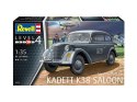 Model plastikowy niemiecki samochód sztabowy Kadett K38 Saloon Revell