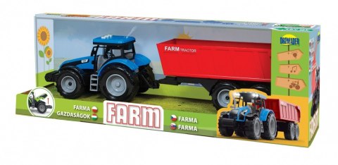Pojazd Traktor z dźwiękami w pudełku Dromader