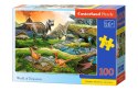 Puzzle 100 elementów - Świat dinozaurów Castor