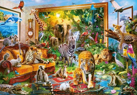 Puzzle 1000 elementów Coming to Room Castor