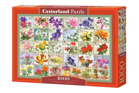 Puzzle 1000 elementów - Kwiaty Vintage Castor
