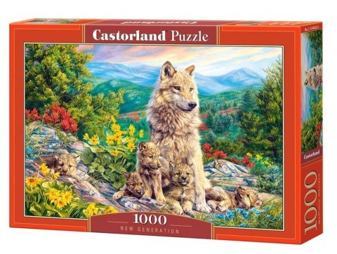 Puzzle 1000 elementów Wilk Nowe pokolenie Castor