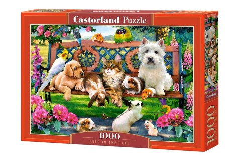 Puzzle 1000 elementów - Zwierzęta w parku Castor