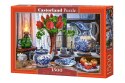 Puzzle 1500 elementów - Martwa natura z tulipnami Castor
