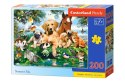 Puzzle 200 elementów - Zwierzątka wakacyjni przyjaciele Castor