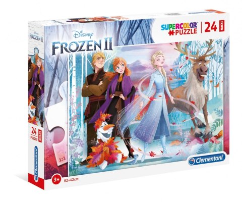 Puzzle 24 elementy Maxi Super Kolor Kraina lodu 2 Clementoni