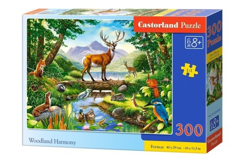 Puzzle 300 elementów - Leśna harmonia Castor