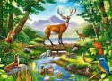 Puzzle 300 elementów - Leśna harmonia Castor