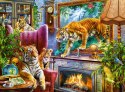 Puzzle 3000 elementów - Tygrysy wracają do życia Castor