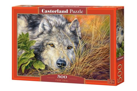 Puzzle 500 elementów - Czyta dusza Castor