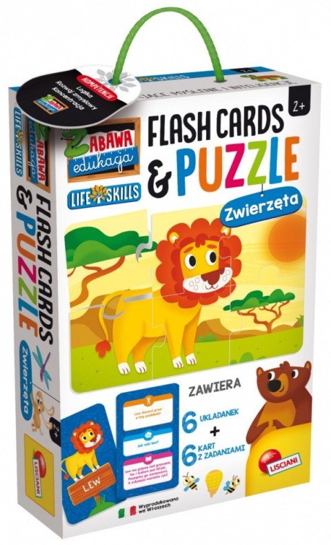 Puzzle dla dzieci i karty-fiszki Lisciani
