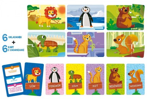 Puzzle dla dzieci i karty-fiszki Lisciani