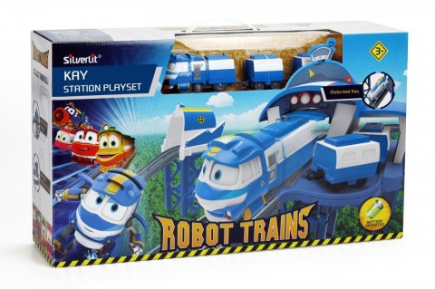 Stacja z pociągiem Kay Robot Trains Cobi
