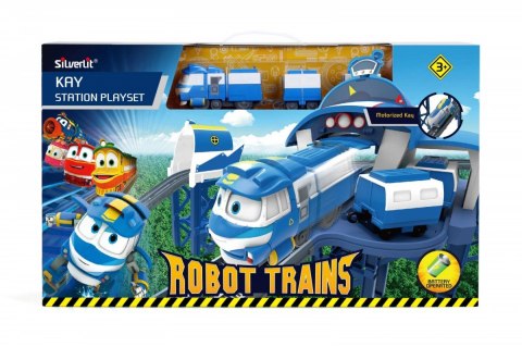 Stacja z pociągiem Kay Robot Trains Cobi
