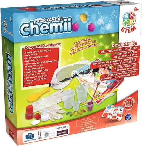 Zestaw edukacyjny Pracownia chemii 2019 Trefl