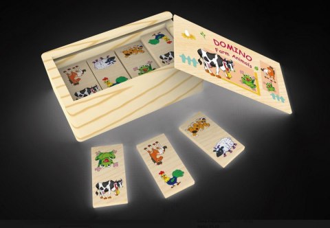 DominoTOP BRIGHT Domino drewniane Zwierzaki Brimarex