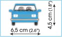 Klocki Cars Wartburg 353 Tourist + Przyczepa kempingowa Cobi Klocki