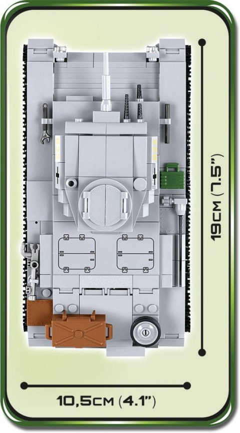 Klocki Historical Collection Panzer III Ausf.E - niemiecki czołg średni Cobi Klocki