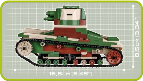 Klocki Historical Collection Vickers Mk. E Type B - brytyjski czołg lekki Cobi Klocki