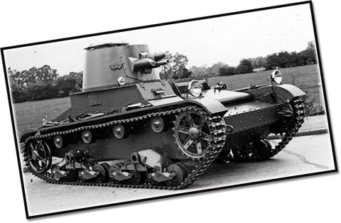 Klocki Historical Collection Vickers Mk. E Type B - brytyjski czołg lekki Cobi Klocki