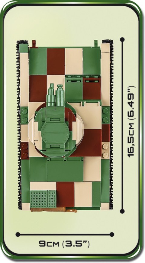 Klocki Historical Collection Vickers Mk. E Type B - brytyjski czołg lekki Cobi Klocki