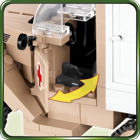 Klocki Small Army Ford V3000S Maultier Ambulance Cobi Klocki
