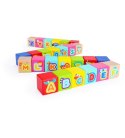 Klocki drewniane Alfabet, cyfry 80 TOP BRIGHT Brimarex