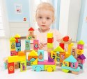 Klocki drewniane Alfabet, cyfry 80 TOP BRIGHT Brimarex
