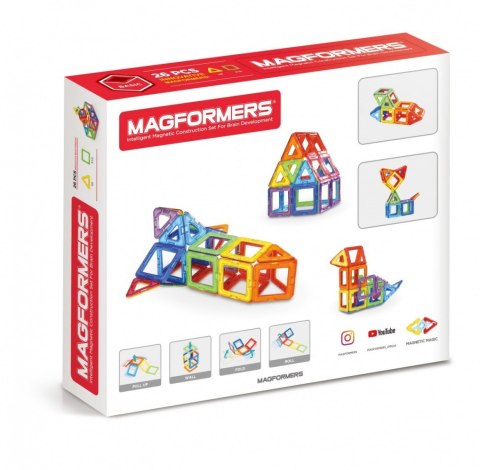 Klocki magnetyczne basic 26 elementów Magformers