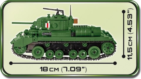 Kolcki Historial Collection Valentine Mk.III - brytyjski czołg piechoty Cobi Klocki