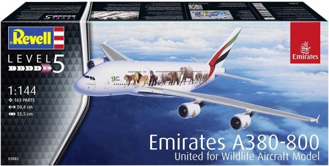 Model plastikowy Airbus A380-800 Emirates Wild Life Revell