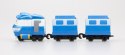 Pojazd z wagonikami Deluxe Robot Trains Cobi
