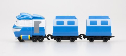 Pojazd z wagonikami Deluxe Robot Trains Cobi
