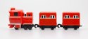 Pojazd z wagonikami Deluxe Robot Trains Cobi