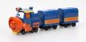Pojazd z wagonikami Deluxe Robot Trains Wiktor Cobi