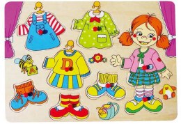Układanka TOP BRIGHT Puzzle drewniane Ubieranie Brimarex