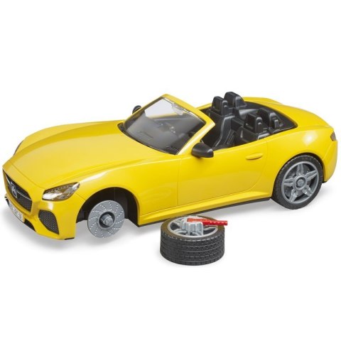 Auto Roadster zolte z wyjmowanym dachem BRUDER