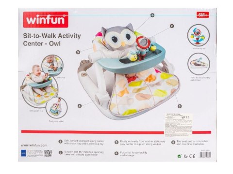 Fotel pchacz Sowa Winfun Smily Play