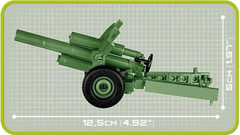 Klocki Armia 122 mm Howitzer wz.1938 M-30 - Radziecka haubica Cobi Klocki